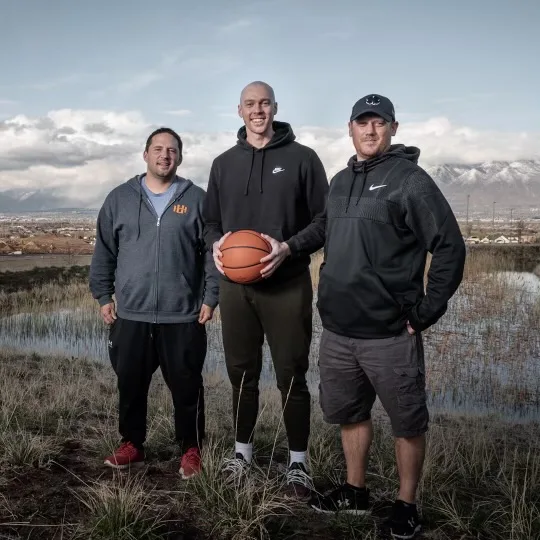 Coach Matt with fellow coaches